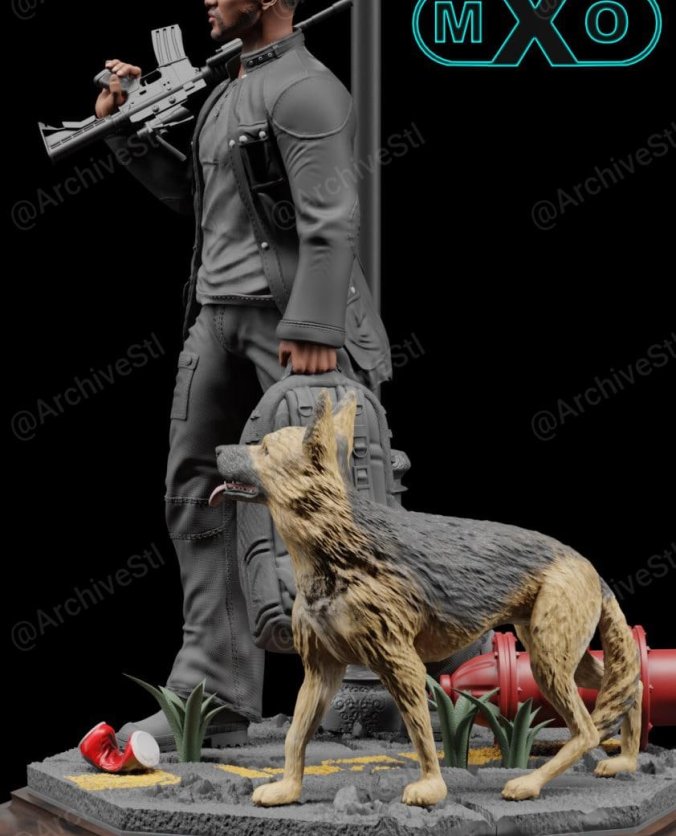 我是传奇(I am legend) 3D打印模型图纸